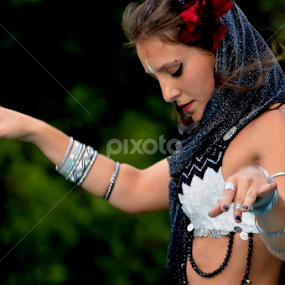 Bailey dancer by Maria Ferreira - People Musicians & Entertainers