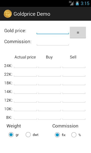 Gold Price Demo