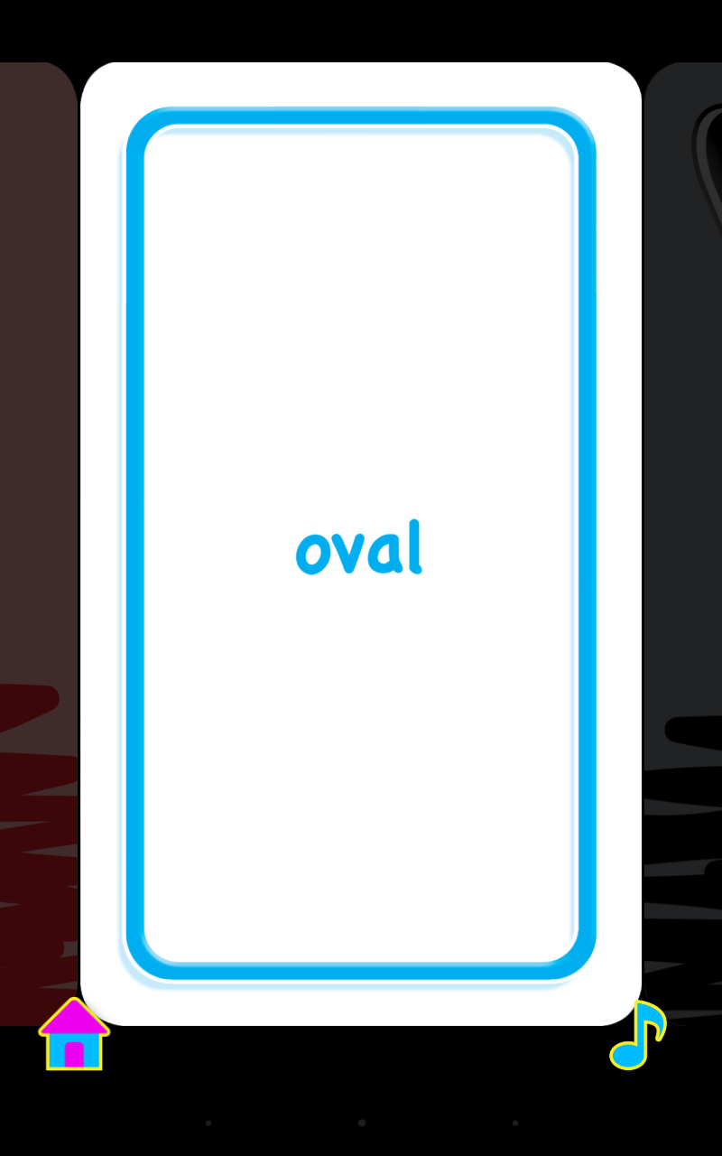 Colors &amp; Shapes Flash Cards Screen 3