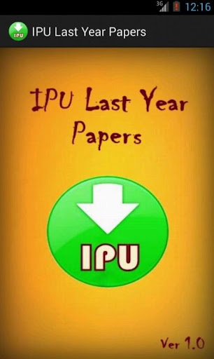 IPU Last Year Papers