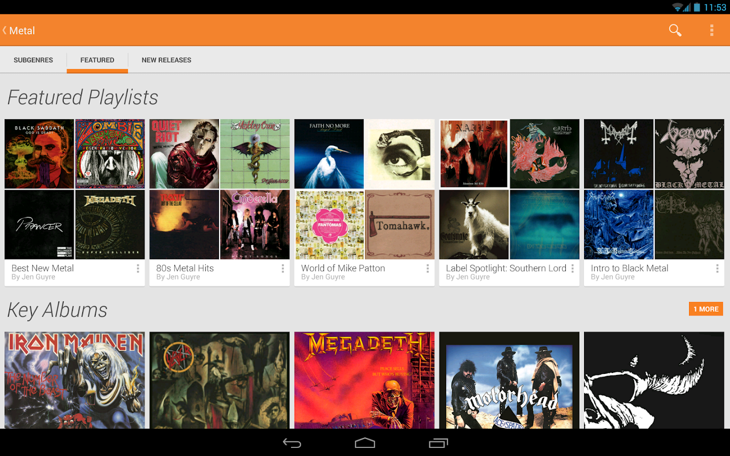 Google Play Music Android