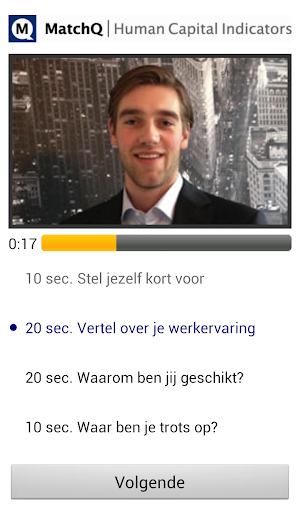 Videosollicitatie MatchQ