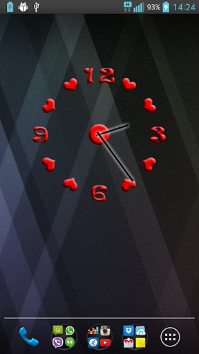 Heart Clock Widget