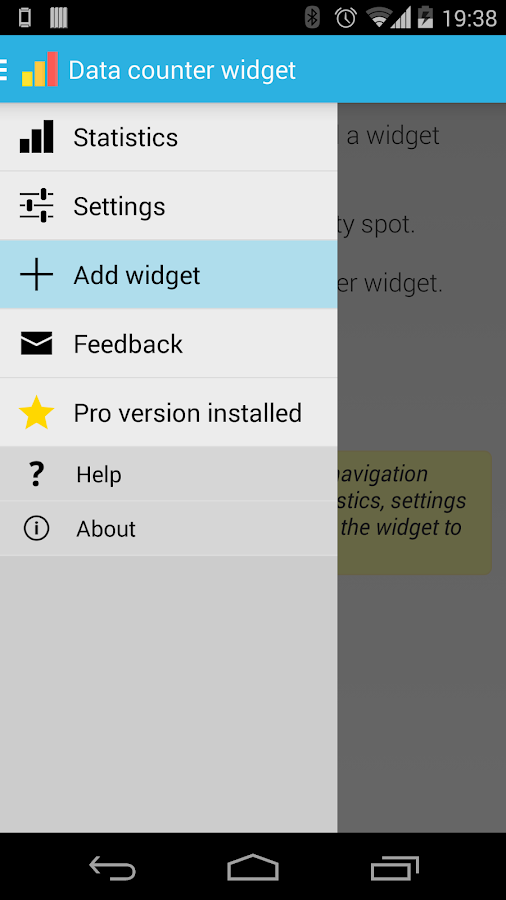 Data counter widget - Android Apps on Google Play