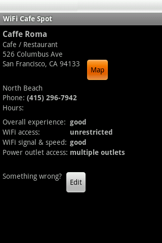 Free WiFi Cafe Spots Screen 3