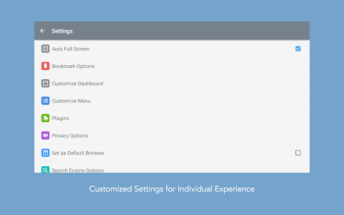 Mercury Browser for Android Screenshot