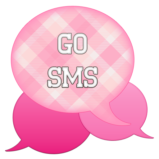 GO SMS - Pink Plaid 2 個人化 App LOGO-APP開箱王