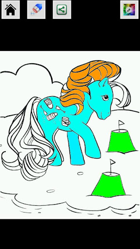 【免費娛樂App】Pony Coloring book-APP點子