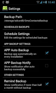 Super Backup Pro: SMS&Contacts - screenshot thumbnail