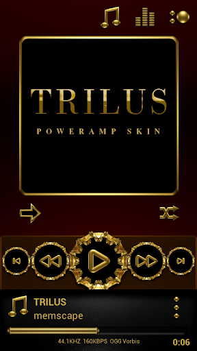 Poweramp skin Trilus