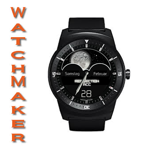 Android application Reflection Watchface screenshort