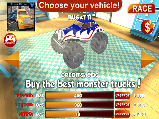 RC 몬스터 트럭 스턴트 3D