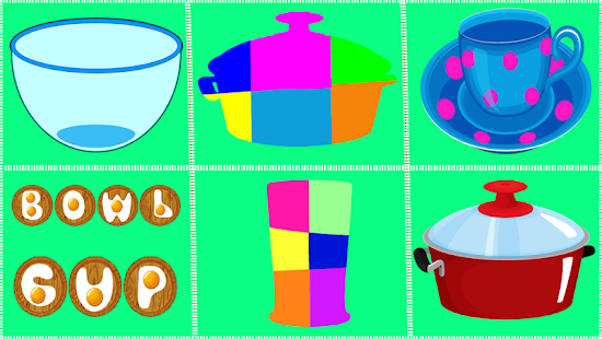 Kitchen Utensils Puzzle Game Screenshots 3