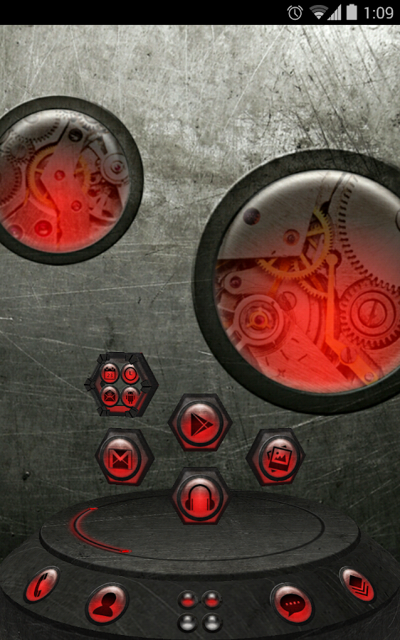 Next Launcher Theme SteampunkR v5.0.1