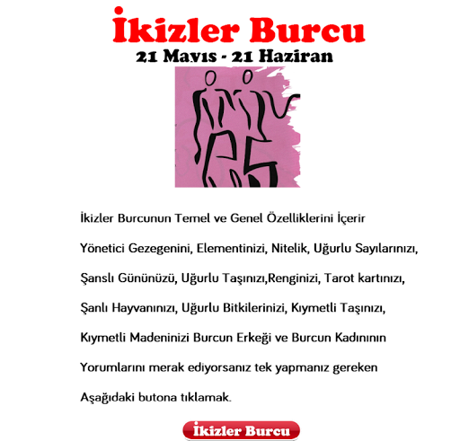 ikizler Burcu Yorumlar - Fal