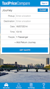 Free Download Taxi Price Compare Taxi Quotes APK for PC