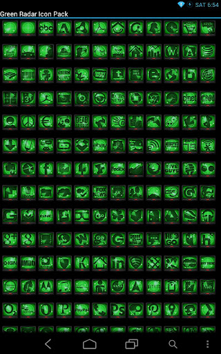 【免費個人化App】Green Radar - Icon Pack-APP點子