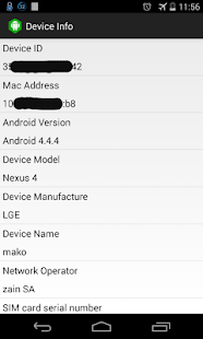 Android Device Info