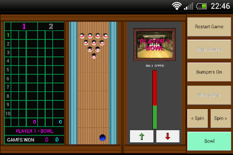 Android application GO Bowling screenshot