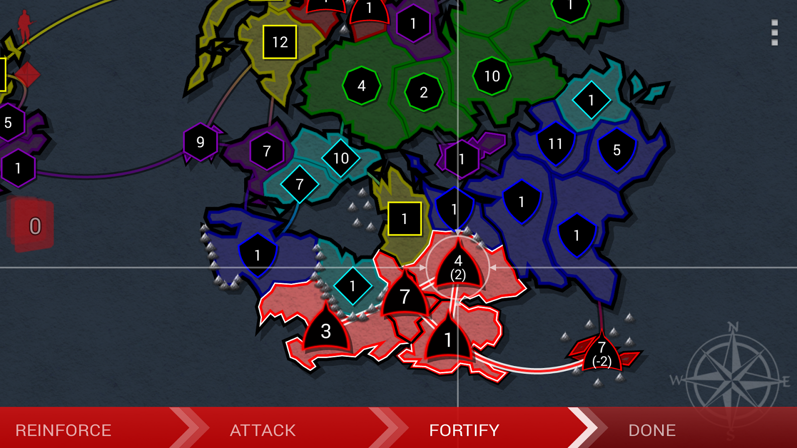  Border Siege [war & risk]: captura de tela 