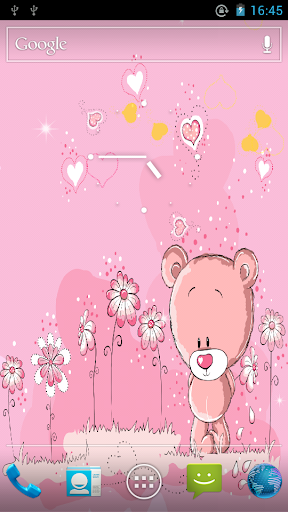 Cute Teddy Bear Live Wallpaper