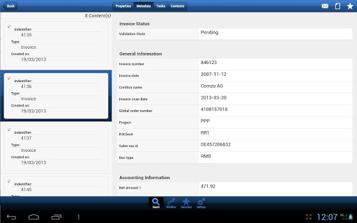 IRISCloud Invoice