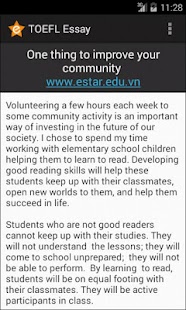 Free Download TOEFL Essay APK