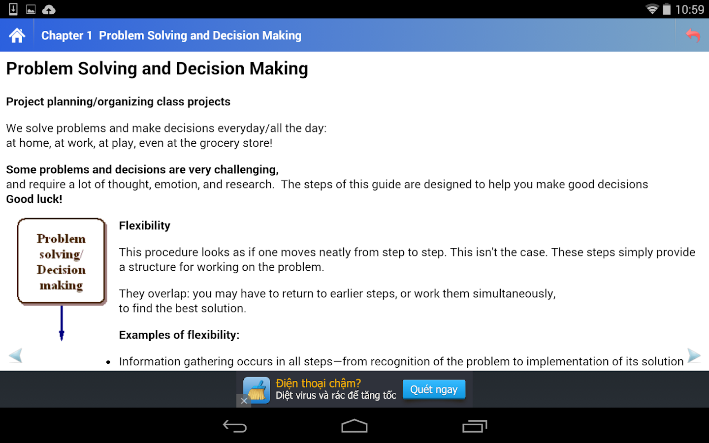 problem solving applications for android