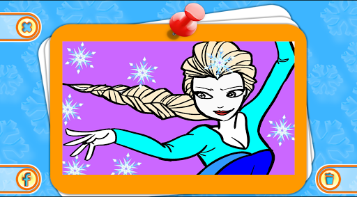 【免費家庭片App】Frozen Coloring: Snow Queen-APP點子