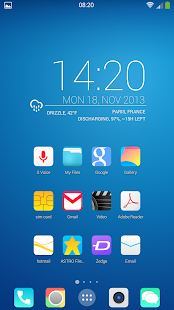 KitKat HD Launcher Theme icons - screenshot thumbnail