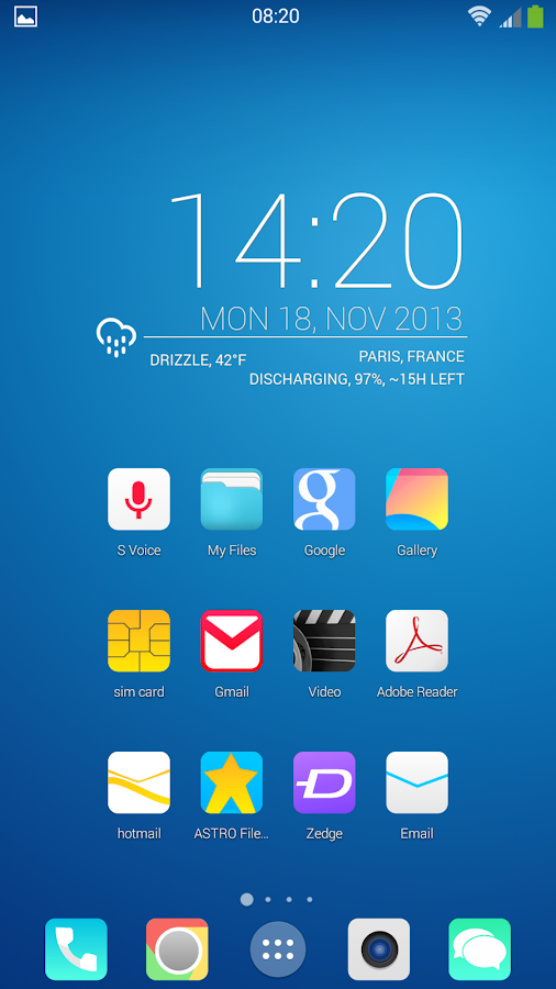 KitKat HD Launcher Theme 7 in1 - screenshot