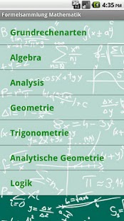 Formelsammlung Mathematik