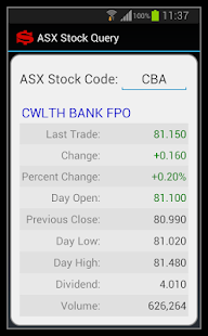 Free ASX Stock Query APK for PC