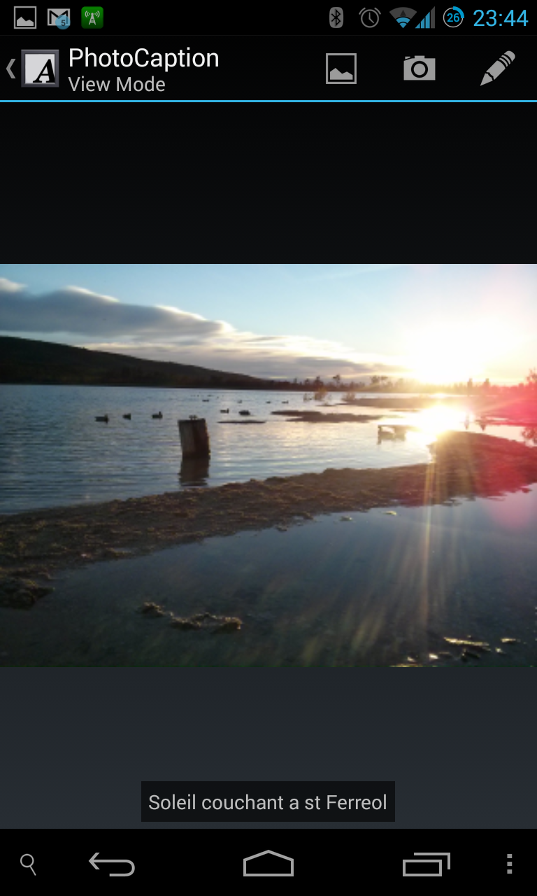 PhotoCaption Screen 2