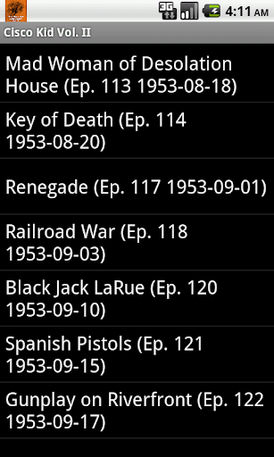 【免費音樂App】The Cisco Kid Radio Show V.002-APP點子