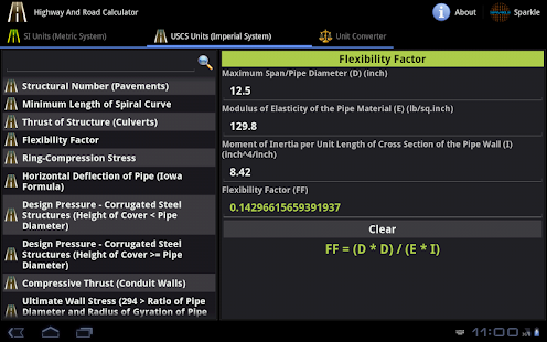 Highway and Road Calc. Tablet Screenshots 12