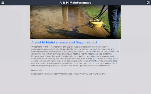 Free A & M Maintenance APK for Android