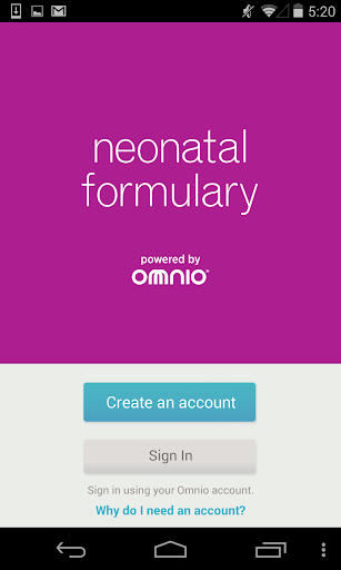 Neonatal Formulary Drug