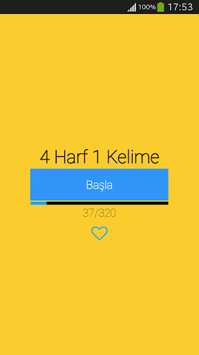 4 Harf 1 Kelime Oyunu