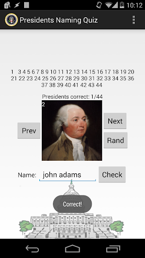 U.S. Presidents Naming Quiz