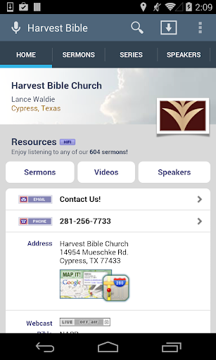 【免費書籍App】Harvest Bible Church-APP點子