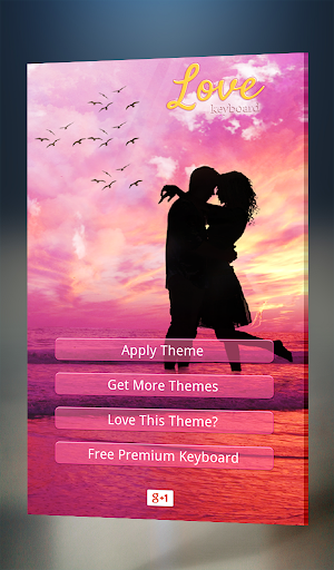 Love Keyboard Theme