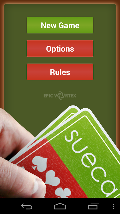 Android application Sueca screenshort