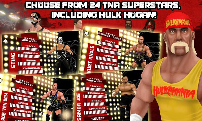 Android application TNA Wrestling iMPACT! screenshort