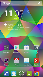 Nexus Triangles LWP - screenshot thumbnail