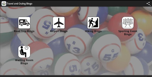 Travel and Outing Bingo Screenshots 0