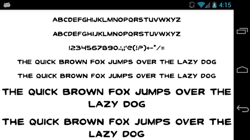 Fonts for FlipFont 50 Clean