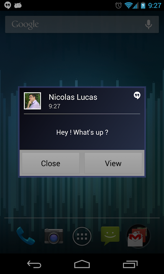 Popup Notifier - screenshot
