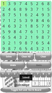  Sudoku Solver Game 9x9 16x16  