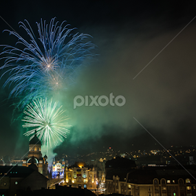 fireworks by Marius Neag - Public Holidays New Year’s Eve